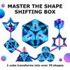 Shashibo Shape Shifting Box - Award-Winning STEM Fidget Toy with Ultra Strong Magnets - Puzzle Cube Transforms Into 100+ Shapes, Perfect Sensory Gift for Kids, Teens, and Adults (Vapor) view 4