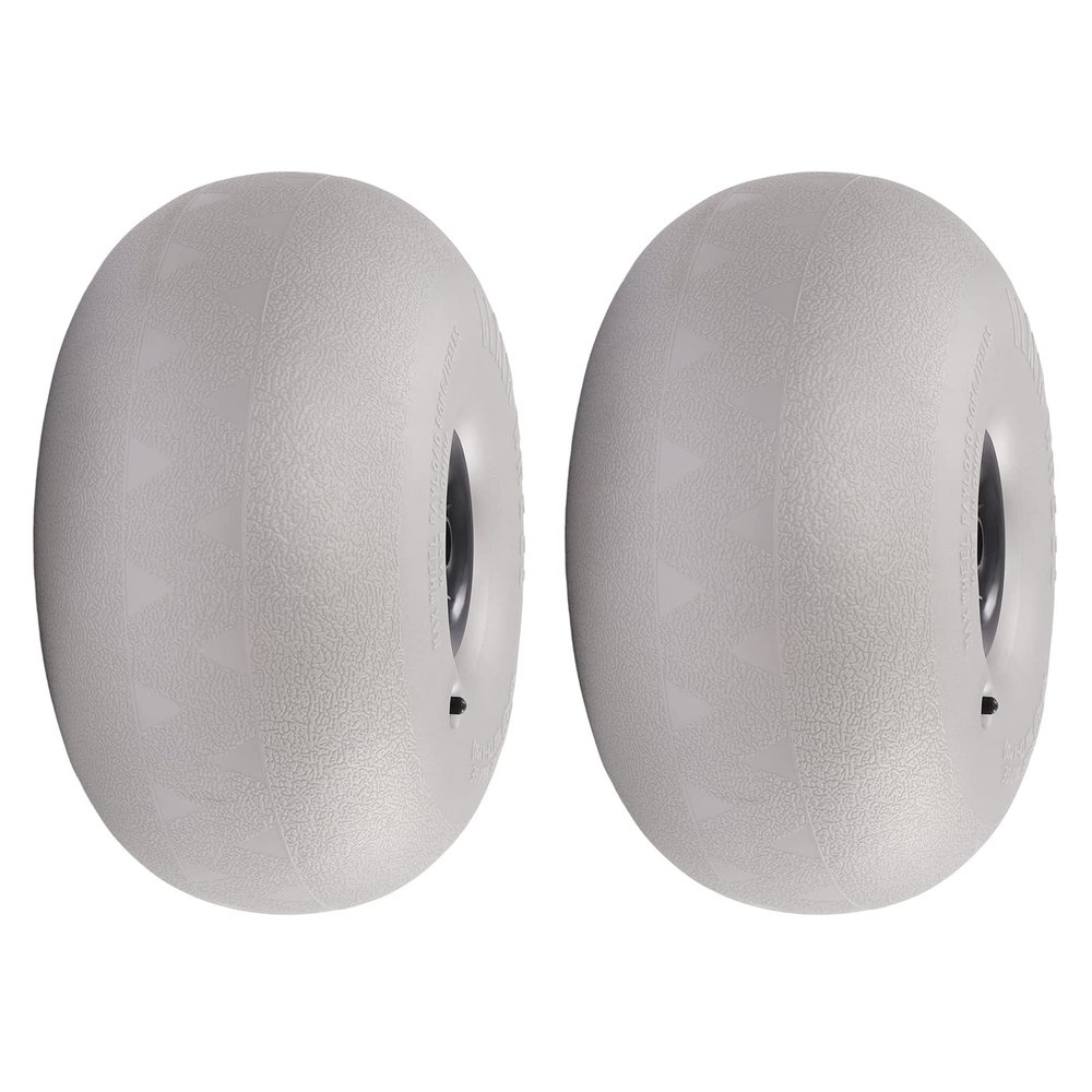 Gdrasuya10 2PCS Beach Inflatable Wheels Balloon Wheels Replacement Big Beach Sand Tires Kayak Dolly Canoe Beach Fishing Buggy Cart DIY Beach Wheels(Product Diameter 40.64cm/16in)