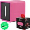 Quiver Time Pink Citadel Deck Block for Magic: the Gathering Cards - 100+ TCG Card Deckbox, Commander MTG Deck Box for Cards, Dice & Tokens, Custom Divider, Magnetic Closure view 1