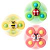 3PCS Suction Cup Spinner Toys for 1 2 Year Old Boys Spinning Toys Baby Toys 12-18 Months Sensory Toys for Toddlers 1-3 Easter Basket Stuffers Gifts for 1 Year Old Girls view 1