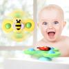 3PCS Suction Cup Spinner Toys for 1 2 Year Old Boys Spinning Toys Baby Toys 12-18 Months Sensory Toys for Toddlers 1-3 Easter Basket Stuffers Gifts for 1 Year Old Girls view 2