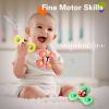 3PCS Suction Cup Spinner Toys for 1 2 Year Old Boys Spinning Toys Baby Toys 12-18 Months Sensory Toys for Toddlers 1-3 Easter Basket Stuffers Gifts for 1 Year Old Girls view 4