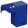 Ultimate Guard Flip'n'Tray 80+, Deck Case for 80 Double-Sleeved TCG Cards + Dice Tray, Blue, Independent Magnetic Closure & Microfiber Inner Lining view 2
