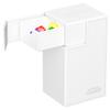 Ultimate Guard Flip'n'Tray 80+, Deck Case for 80 Double-Sleeved TCG Cards + Dice Tray, White, Independent Magnetic Closure & Microfiber Inner Lining view 2