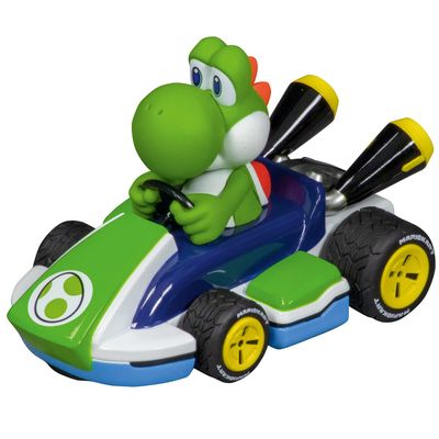 Carrera 27730 Mario Kart Yoshi 1:32 Scale Analog Slot Car Racing Vehicle for Carrera Evolution Slot Car Race Tracks