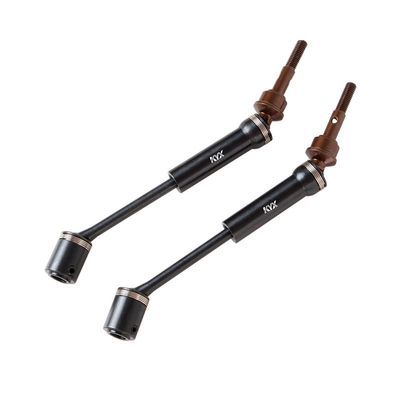 KYX Racing Hardened Steel Front Rear CVD Drive Shafts Driveshafts Left Right Upgrades Parts Accessories for RC Crawler Car Traxxas 1/10 Maxx WideMaxx