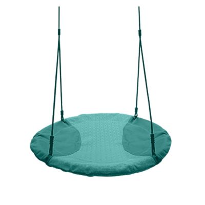 Swing Set Saucer Tree Swing - Outdoor Swing Set - Attaches to Trees or Existing Swing Sets - Create Your Own Backyard Playground - Adjustable Hanging Ropes - Kids, Adults and Teens Swing Seat