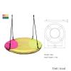 Swing Set Saucer Tree Swing - Outdoor Swing Set - Attaches to Trees or Existing Swing Sets - Create Your Own Backyard Playground - Adjustable Hanging Ropes - Kids, Adults and Teens Swing Seat view 2