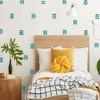 120pcs Modern Line Wall Stickers Boho Nursery Kids Living Room Scandinavian Home Dcor Self-Adhesive Murals Vinyo DIY Gift YT5037 (Teal) view 3