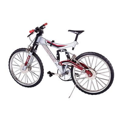 VYBN 1:10 Scale DIY Bicycle Kit - Metal Mini Mountain Bike for Collections FS-00150