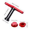 HobbyPark Extended 17mm Wheel Wrench & 17mm Hex Wheel Nuts Adapter Dustproof Mount Caps for 1/8 Arrma Typhon 6S Kraton Outcast Infraction Notorious Talion Blx and 1/7 Scale view 2
