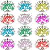 Rcanedny 12 Pieces Happy New Year Headband Crown New Years Eve Hats Tiara for Girls Princess New Year Party Favor Headwear view 1