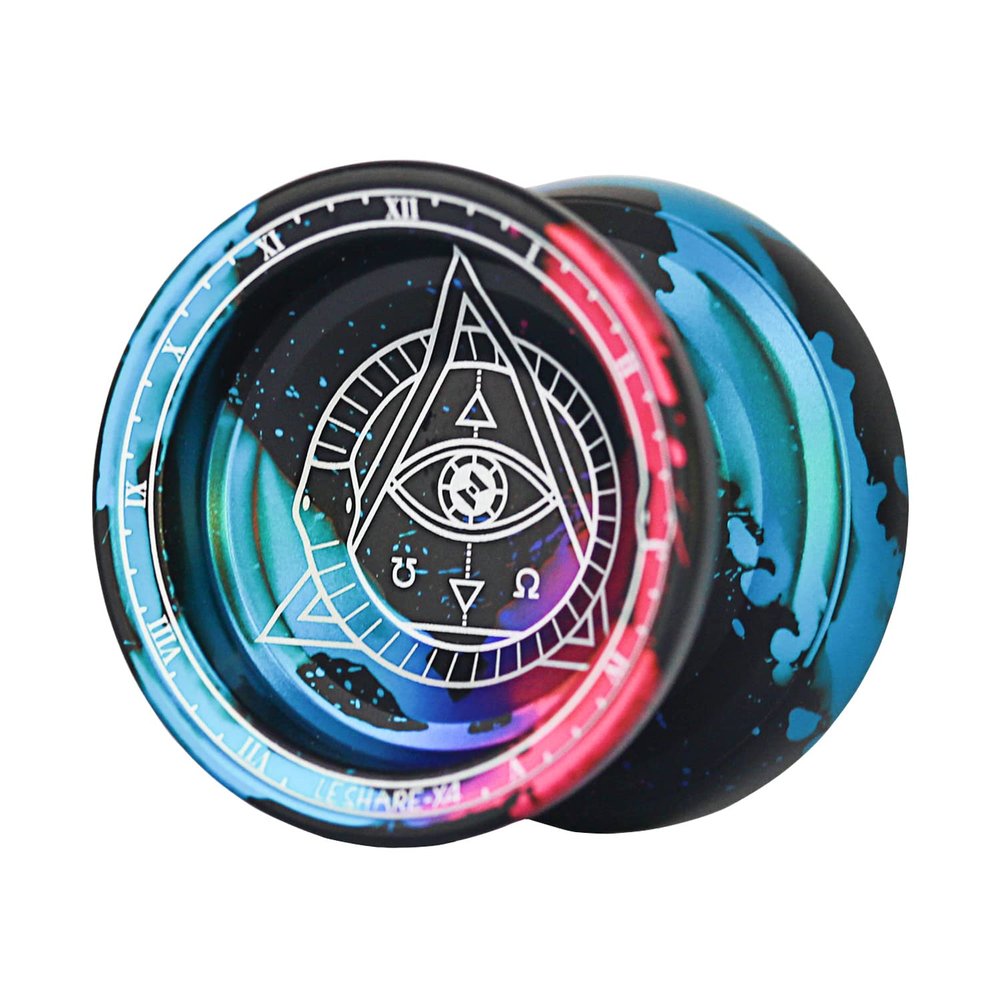 Professional Responsive Yoyo, Aluminum Yo Yo for Kids Beginner, Replacement Unresponsive Ball Bearing for Advanced Yoyo Players + 1 Glove + 5 Yoyo Strings (Multi-Color)