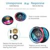 Professional Responsive Yoyo, Aluminum Yo Yo for Kids Beginner, Replacement Unresponsive Ball Bearing for Advanced Yoyo Players + 1 Glove + 5 Yoyo Strings (Multi-Color) view 3
