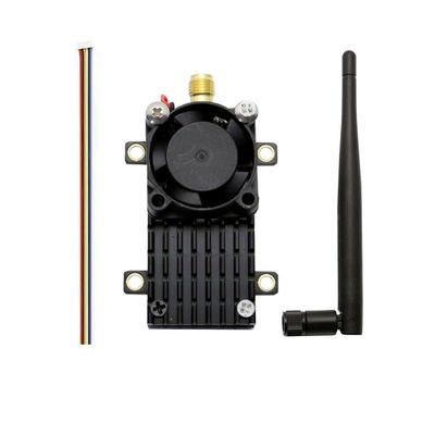 SoloGood 5.8Ghz 2W VTX FPV Transmitter Over 20Km Range TS582000 5.8G 2000MW 8CH Video Transmitter with 5dbi SMA Antenna for FPV Racing Drone Quadcopter