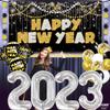 New Years Eve Party Supplies 2023 Set - Pack of 42 | Happy New Year Banner 2023 for New Years Decorations | 40 Inch, Silver 2023 Balloons and Happy New Years Balloons | Happy New Year Decorations 2023 view 3