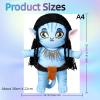 LG LOUIS GARDEN Plush Toys, Cute Aniaml Plush in SwaddleToy Kawaii Na'vi Baby Doll Christmas Birthday Gifts - Perfect for for Boys Girls Kids Adults Movies Fans view 2