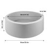 Foam Ball Pit for Kids Toddlers, Round Soft Ball Pit, Kids Memory Ball Pits, Ideal Gift Toys for Children - (Balls NOT Included) - 36 x 12 - Grey view 3