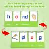 Aizweb CVCC & CCVC Word Builder,Phonics Games Flash Card for Preschool Kindergarten Classroom,Special Education Reading Manipulative Spelling Toy for Learning Activity Teacher School Supplies view 4