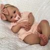 Angelbaby Realistic Reborn Baby Doll Look Real 18inch Newborn Silicone Baby Girl Dolls Soft Weighted Lifelike Cute Bebes Reborn Infant Rebirth Doll Sets for Toddler GiftsV view 1