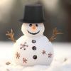 ABOOFAN Mini Felt Hats - 60Pcs Christmas Black Top Hat, Bucket Hat, Wine Bottle Toppers, Doll Caps for Xmas Party Decor, Snowman, Pets, Candy view 2