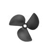 Juvielich 3 Pairs RC Boat Propeller 4.8mm Hole Dia 3 Blades Propeller for Ship Model RC Boat CW/CCW Propeller, 52mm Diameter 80mm Pitch view 2