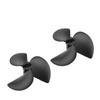 Juvielich 3 Pairs RC Boat Propeller 4.8mm Hole Dia 3 Blades Propeller for Ship Model RC Boat CW/CCW Propeller, 52mm Diameter 80mm Pitch view 3