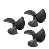 Juvielich 3 Pairs RC Boat Propeller 4.8mm Hole Dia 3 Blades Propeller for Ship Model RC Boat CW/CCW Propeller, 52mm Diameter 80mm Pitch view 4