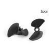 Juvielich RC Boat CCW Propeller 3.18mm Shaft 2 Vanes 30mm 1.4 P/D Fan Shape Pastic Black Rotating Propeller Props for RC Boat 2pcs view 4