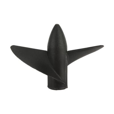 Juvielich 2 Blades Propeller for Ship Model RC Boat Propeller Model Black Plastic Propeller Reversing 45mm Diameter 31.5mm Pitch M4 Hole Dia
