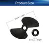 Juvielich 2 Pairs 2 Blades Propeller for Ship Model RC Boat Propeller Model Black Plastic Positive Paddle and Propeller Reversing 32mm Diameter 40mm Pitch 3.17mm Hole Dia view 2