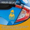 Baby on Board Sticker for Cars, Self-Adhesive Car Stickers and Decals, Baby in Car High Intensity Reflective Waterproof Vinyl Safety Car Signs, Car Accessories Baby Sign for All Cars view 4