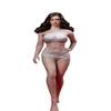 1/6 Scale Female Body,12inch Super Flexible Large Bust Plus Size Female Seamless Action Figure Body Collection (S38 Pale Skin Include Head) view 1