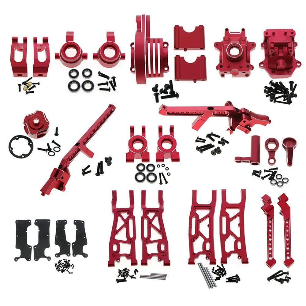 Lifehead Upgrades Part for Traxxas 1/8 Sledge 4WD Sledge 4WD Monster Truck#95076-4 Upgrade of Vulnerable Parts of The Whole car Complete Set