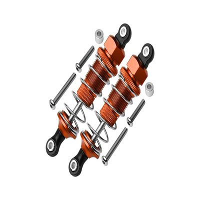Aluminum Front Adjustable Plastic Ball Top 70mm Dampers For Tamiya RC 1/10 DT-03-1Pr Set Orange