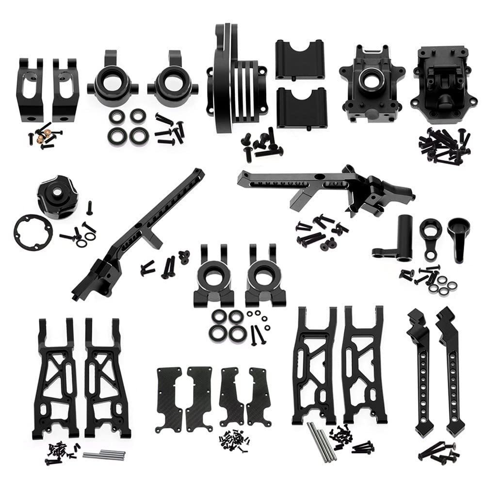 Lifehead Upgrades Part for Traxxas 1/8 Sledge 4WD Sledge 4WD Monster Truck#95076-4 Upgrade of Vulnerable Parts of The Whole car Complete Set