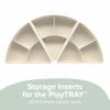 Inspire My Play - 3 x Silicone Sorting and Organising Compartments - Compatible with Sensory PlayTray - Sensory Bin Accessories - Early Development & Activity Toys for Disabled Children - Stone view 2