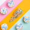 24Pcs Lively 3D Butterfly Cupcake Toppers Double Layer Butterfly Decorations for Girls Women's Happy Birthday Wedding Party Cake Wall Party Food Decorations Blue view 4