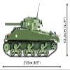 COBI Historical Collection World War II M4A3 Sherman Tank, Large view 4