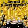 Gold Happy New Year Decorations 2023 Set - Pack of 35, Gold 2023 Balloons | Large 8 Feet Gold Fringe Curtain, Big 10 Feet Happy New Year Banner | New Years Eve Party Supplies 2023 | Nye Decorations view 3