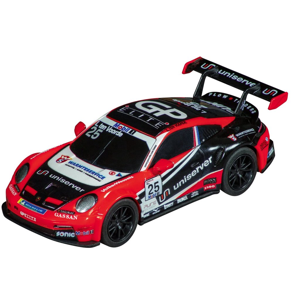Carrera 64207 Porsche 911 GT3 Cup Team GP-Elite No.25 1:43 Scale Analog Slot Car Racing Vehicle GO Slot Car Toy Race Track Sets