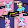 Fashion Fidgets Collectible Pet Fidget Dolls  Sensory Toy Pop It Dolls (2-Pack) view 2