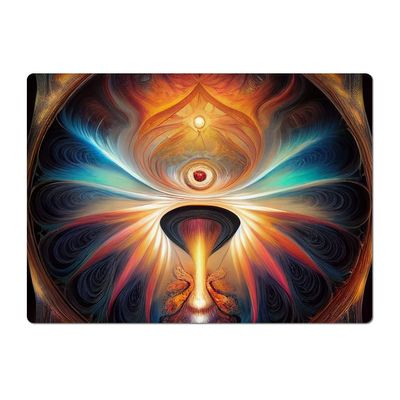 Kaleidoscope Painting Car Magnet 2 PCS - Graphic Car Magnet - Themed Sticker