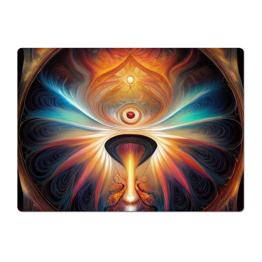 Kaleidoscope Painting Car Magnet 2 PCS - Graphic Car Magnet - Themed Sticker