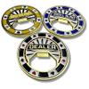 Luck Lab Set of 3 Metal Bottle Opener Poker Buttons - Dealer Button, Big Blind and Small Blind Metal Weights (Position Markers) for Texas Hold Em - 2 inch view 1