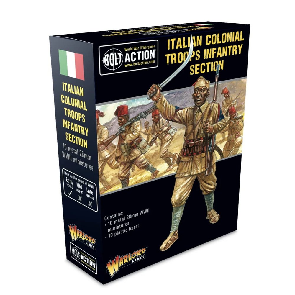 Warlord Games Bolt Action - Italian Colonial Troops Infantry Section