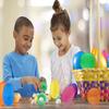 MAXYGIFT 2.25" Empty Multi-color Surprise Plastic Easter Eggs for Filling Hunt Easter Basket Bulk (Pack of 50) view 4