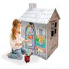 Adventure Awaits! Kids Cardboard Farm Playhouse - Color, Draw, and Customize - Great for Playtime and Arts-and-Crafts Time view 2