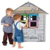 Adventure Awaits! Kids Cardboard Farm Playhouse - Color, Draw, and Customize - Great for Playtime and Arts-and-Crafts Time view 3