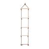 KIZQYN Swing Set Wooden Climbing Ladder, Climbing Rope Ladder, Swing, Climbing Suspension, Children Indoor Outdoor Garden Sports Equipment Swing Seat view 2